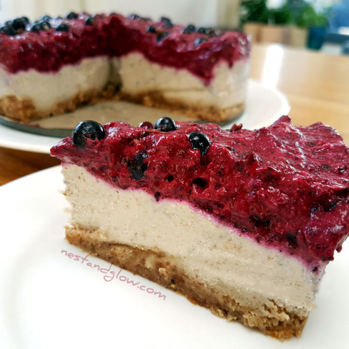 Blackcurrant and Almond Cake - Collies and Cakes