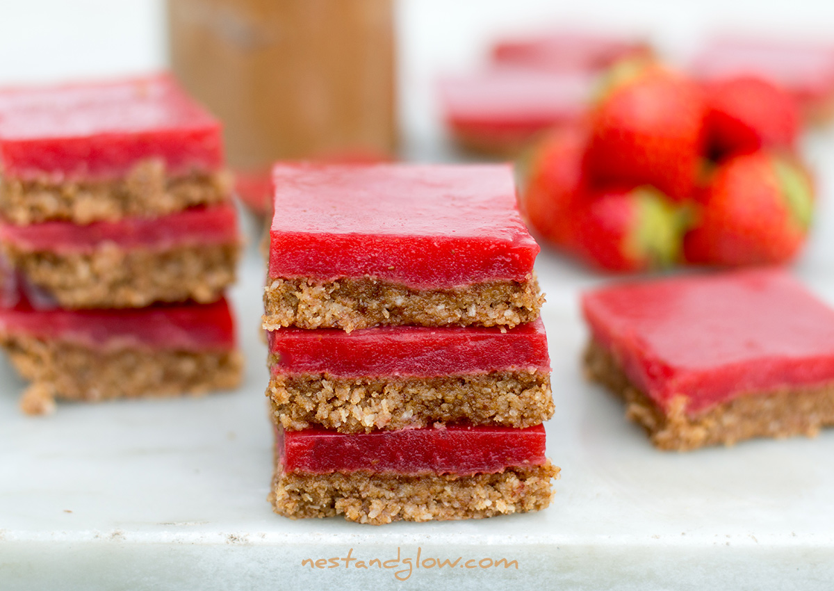 Almond Butter and Strawberry Jelly Slices - Healthy, Easy ...