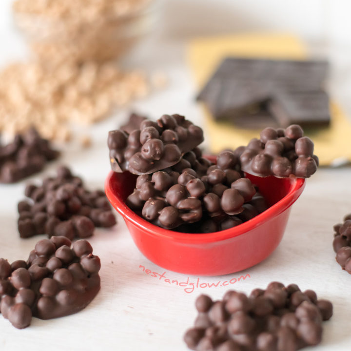 2-Ingredient Peanut Chocolate Candy – Nest and Glow