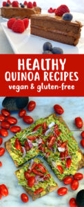 Healthy Quinoa Recipes - vegan & gluten free