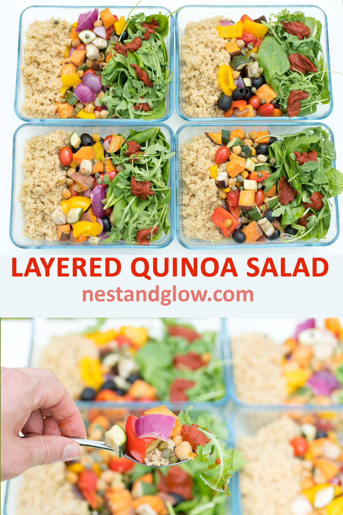 Layered Quinoa Salad – Nest and Glow